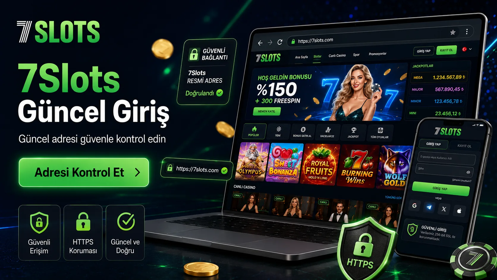 7Slots Güncel Giriş 2026 ve Güncel Adres